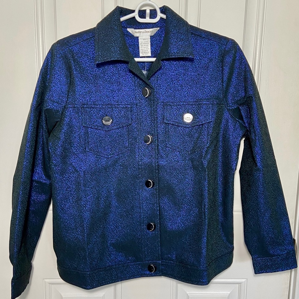 NWOT sparkly jean jacket